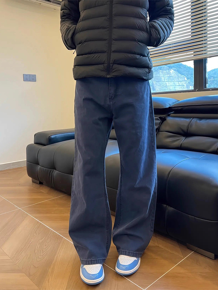 Streetwear Brand Denim - Jeans da Uomo Cleanfit Blu Stile