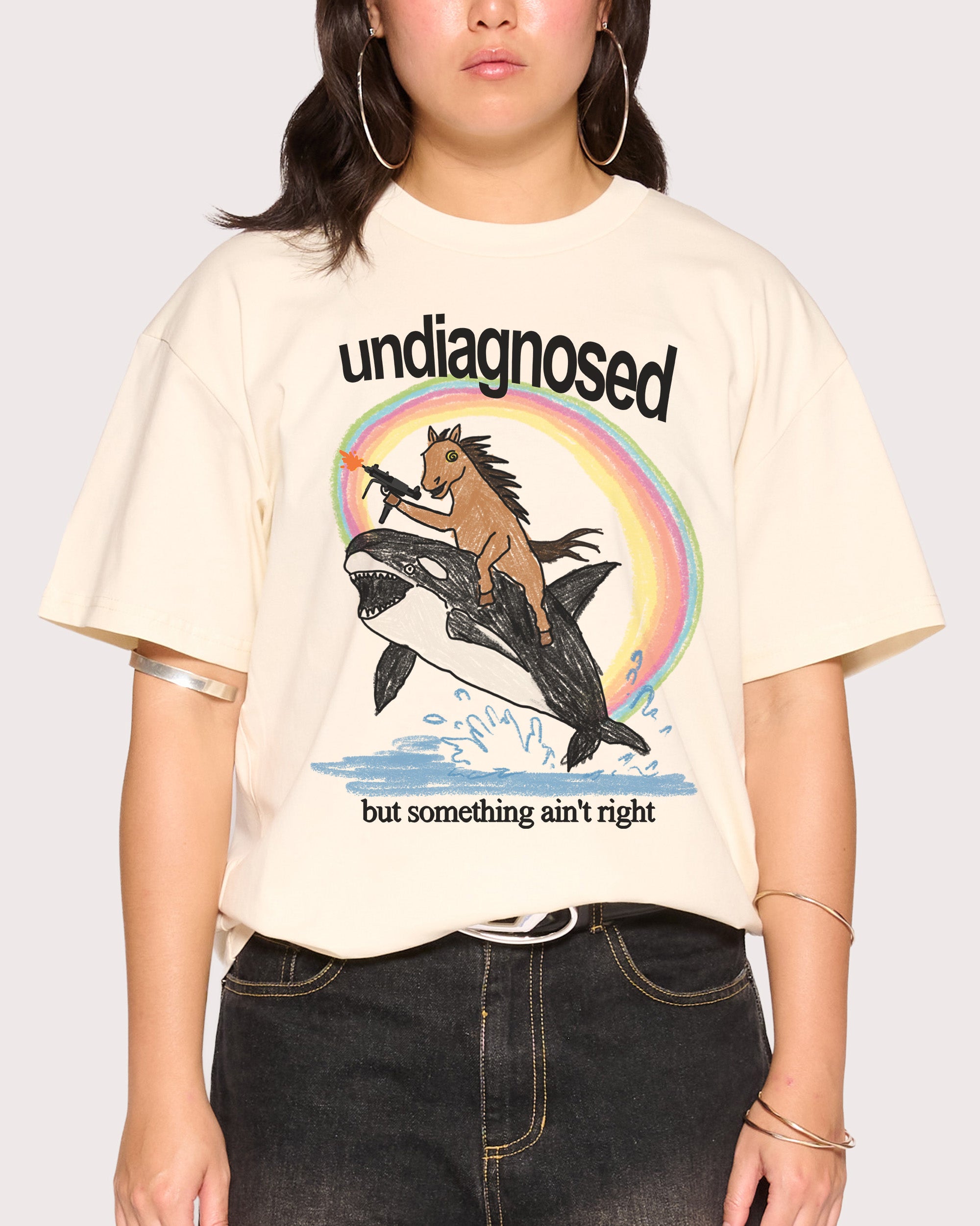 Streetwear Brand Top - T-shirt grafica in cotone con meme
