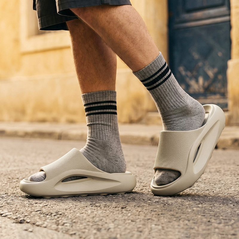 Streetwear Brand Luxury - Ciabatte da Uomo con Piattaforma in