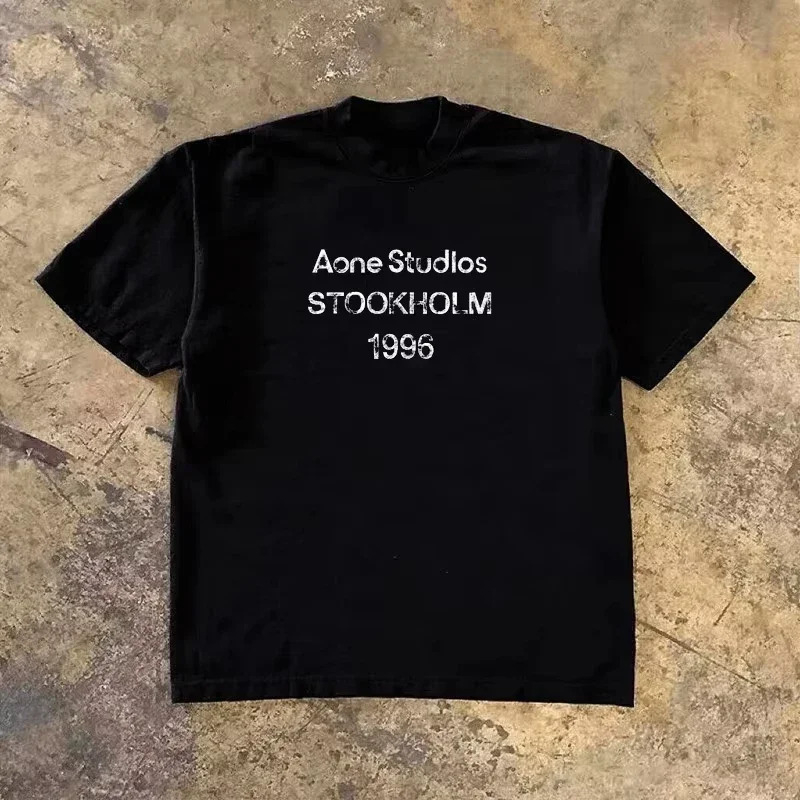 Streetwear Brands Logo - T-shirt classica con logo STOCKHOLM 1996,