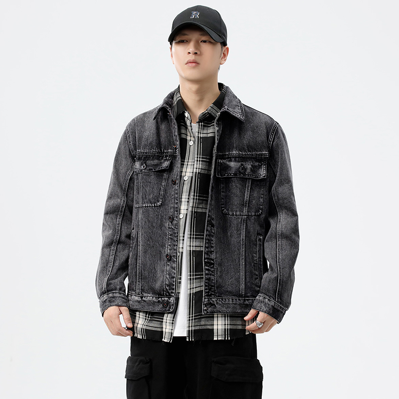 Streetwear Brand Denim - Giacca in denim da uomo 2026