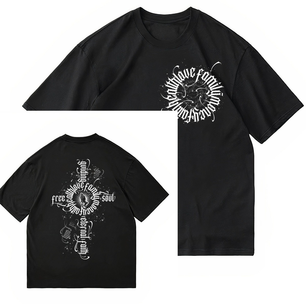 T-shirt Streetwear con Stampa  - Streetwear Brand Fonts recensione e prezzo