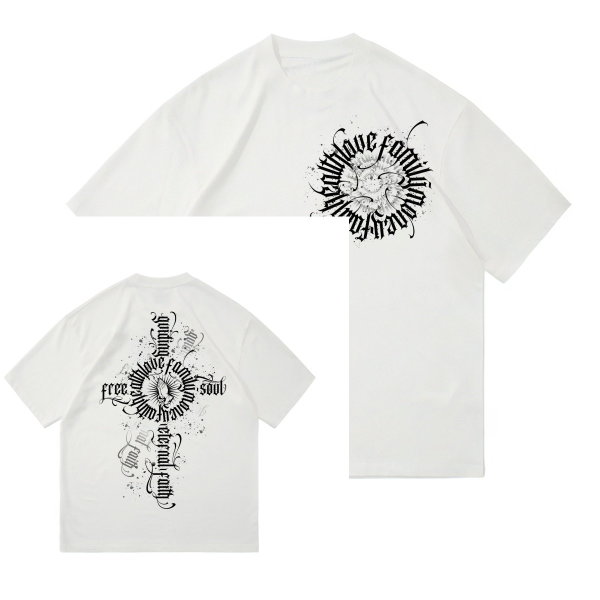 T-shirt Streetwear con Stampa  - Streetwear Brand Fonts recensione e prezzo