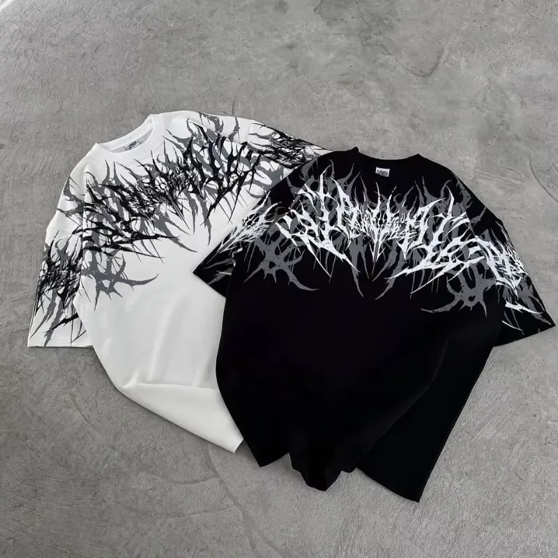 T-shirt casual stampata in 3D, - Streetwear Brand Fonts recensione e prezzo