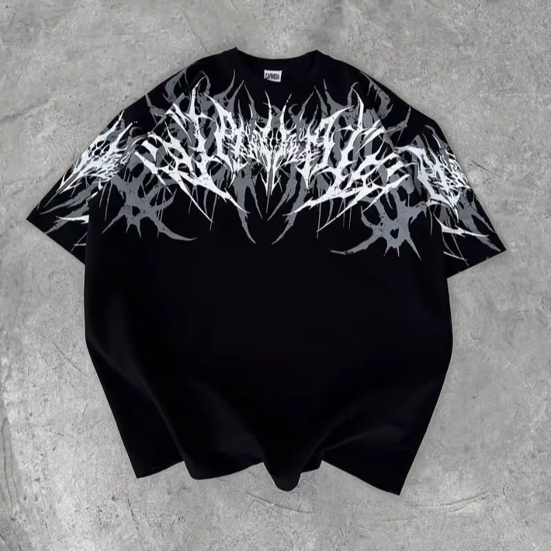 T-shirt casual stampata in 3D, - Streetwear Brand Fonts recensione e prezzo