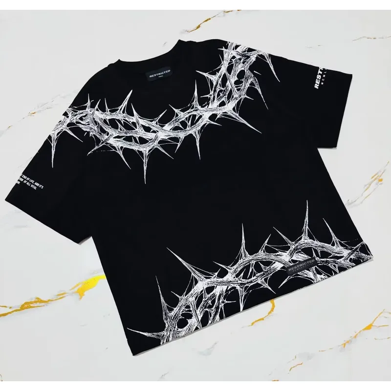 T-shirt casual stampata in 3D, - Streetwear Brand Fonts recensione e prezzo