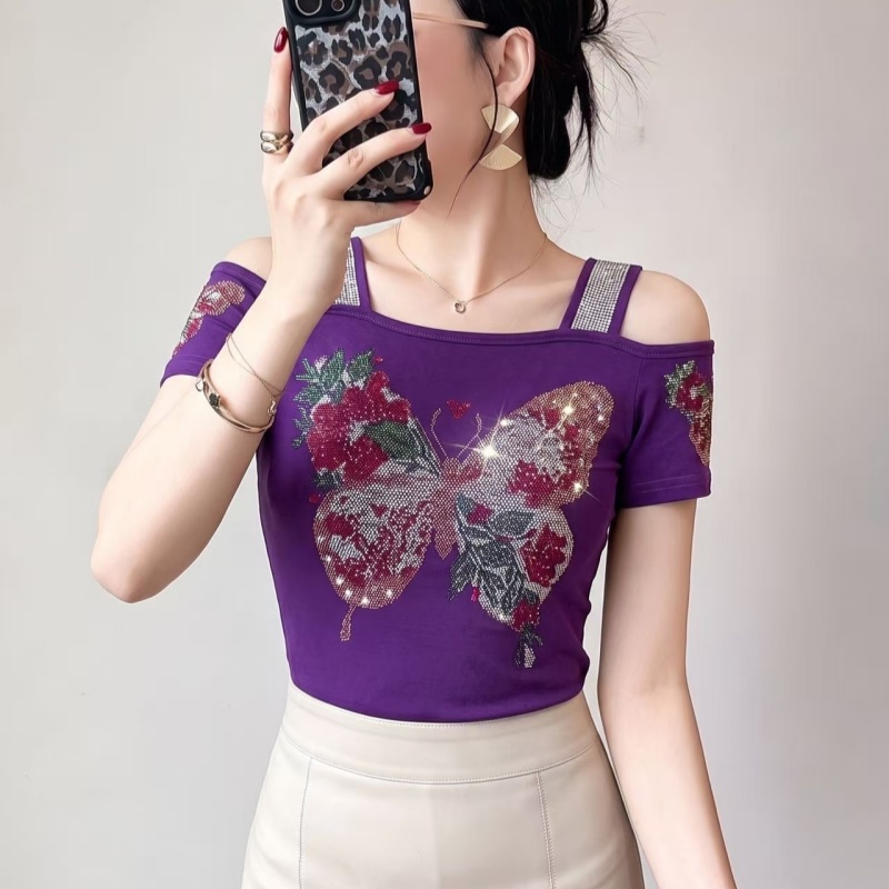 T-shirt Sexy da Donna con Spal - Streetwear Brand With Butterfly recensione e prezzo